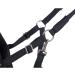 QHP Black Grazing Mask with Nostrils for Ponies - International Shipping Available - Buy Online on GoSupps.com