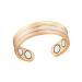 Magnetic jewelry copper ring 3500 Gauss suitable for magnetic field therapy can relieve arthritis and migraines (C)