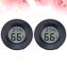 POPETPOP 4 pcs humidity gauge bearded dragon tank accessories humidity monitor gecko tank accessories indoor temperature gauge digital humidity meter Temperature and humidity meter crawl mediumx2pcs Blackx2pcs - Buy Online on GoSupps.com