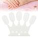 Nail Color Sticks 50pcs Nail Art Practice Tips Nail Color Card Manicure Polish Gel Color Display Stick Nail Polish Showing Tool Professional Display Practice Board Tool (Natural Color) 04