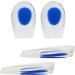 2 Pairs Men s Soft Silicone Massage Heel Pads | Comfortable Height Increase Gel Insoles - Buy Online on GoSupps.com