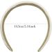 Satin Alice Headband Satin Covered Head Band Hairband Non-slip White Headband Plain Aliceband DIY Headband Hair Accessories for Women Girls Y7CSDMFG - Buy Online on GoSupps.com