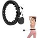 Skayddb Weighted Smart Hoola Hoop - 24 Sections Detachable - Suitable for Adults and Children - Black - Buy Online on GoSupps.com