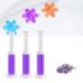 Toilet gel stamps 3-pack/36 toilet stamps toilet bowl stamp gel toilet gel refill toilet refresh floral scent including donor and gel lasts a month and a half lavender