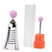 minkissy Nail Polish Tool Laundry Detergent Dispenser Pink Princess Nail Manicure Accessories Pink Business Card Holder Toe Nails Nail Art Tools Manicure Drill Bits Grinding Head Polisher medium As Shown