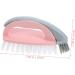 Ipetboom Laundry Brush Cleaning Brush Clothes Scrub Shoes Scrub Washing Brush Scrub Brush Shoe Brush Simple Style Brush Cleaning for Household Use Double Head Pink Plastic Macaron 16.50X9.50X6.00CM Pink - Buy Online on GoSupps.com