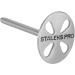 STALEKS PRO pododisk L base 2.5 cm with 5 refills 180 grit. Stainless steel. Long shaft. - Buy Online on GoSupps.com