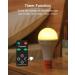 FLYHOOM Rechargeable Emergency Light Bulb with Remote - Portable LED Camping Light Bulb for Camping, Hiking, Car - 5 Modes, 280LM, 6-18h Battery Life - White & Yellow Light, 2 Pack - Buy Online on GoSupps.com