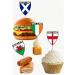Six Nations Rugby Flags Food & Cupcake Picks Toppers Party Decorations (14 Pack) - Buy Online on GoSupps.com