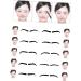 Didiseaon 10pcs Eyebrow Template Eyebrow Card Eyebrowhack Eyebrow Shaping Stencils Mold Stickers Eyebrow Shape - Buy Online on GoSupps.com