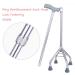 Crutches for Adults for Women Men with Rubber Handles Wear-Resistant Forearm Crutches 10 Stops Height Adjustable Grey 1 Piece Bathing in Sunlight - Buy Online on GoSupps.com