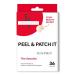 Pimple Patch "Peel & Patch It" 36CT From IJ Enterprises USA - Transparent Spot Stickers Ideal for Covering Blemishes and Zits on Face and other Skin areas Comes in Two Different Sizes