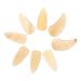 8 Pcs Guzheng nail pieces guitar picks for kids guitar nail picks Fingertip Protection Covers guitar thumb picks Guzheng Nail Covers kid stuff advanced protective cover child horns 3X1.2X0.1CM Light Yellow