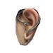 Punk Snake Cuff Earrings Silver Snake Ear Climber Earrings Cartilage Ear Crawler Earrings Gothic Serpent Clip on Wrap Earrings Jewelry for Women
