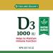 Nature's Bounty Vegetarian Non-GMO Vitamin D3 Vitamin D 1000 IU Supplement Helps to Maintain Immune Function 400 Tablets - Buy Online on GoSupps.com