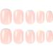 French Tip Press on Nails - Short Press On Nails with Nail Tips Summer minimalist five colors Design press on nails Acrylic False Nails Cute Artificial Nails - Buy Online on GoSupps.com