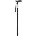 Pepe Folding Cane - Adjustable Lightweight Aluminium Walking Cane for Men and Women | Foldable Seniors' Walking Cane with Strap - Black - Buy Online on GoSupps.com