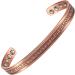 Pure copper bracelet for men and women with 6 magnets 16 cm gift for women