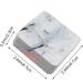 Feisidunwsf Marble Contact Lens Case - Portable Mini Holder with Mirror for Travel & Outdoor Activities - Buy Online on GoSupps.com