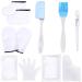 Frcolor paraffin wax bath liner gloves and booties set terry gloves booties moisturizing spa accessories for the hand foot care white