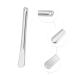 VOCOSTE 4 Pcs Makeup Spatula Set - Mini Spoon & Eye Cream Massage Sticks for Facial Cream - Zinc Alloy - Silver Tone - Buy Online on GoSupps.com