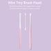 JGocot Small Dog Toothbrush - Soft Nano Bristle Pet Dental Care Kit for Puppies Kittens & Mini Dogs - Perfect for Sensitive Gums - Pink & Purple - Buy Online on GoSupps.com