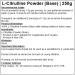 L-Citrulline Powder (Base) - Amino Acid - Pure - Non-GM (250g) - Buy Online on GoSupps.com