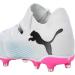 PUMA Women's Future 7 Match FG/AG Soccer Shoes - 40 EU - White/Black/Pink - International Shipping Available - Buy Online on GoSupps.com