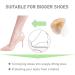 VivoFoot Anti-Slip Heel Grips - 4 Pairs Gel Liner Pads for Loose Shoes Blister Protectors for Men & Women - Self-Adhesive Cushion Inserts (Beige & Black - Buy Online on GoSupps.com