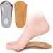 Buy Healvian 2 Pairs 3/4 Plantar Insoles - Arch Support Shoe Inserts for Men & Women - Comfortable Low Arch Half Pads for Fallen Arches - Buy Online on GoSupps.com