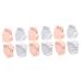 Healeved Bunion Cushions 6 Pairs Bunion Spacer Bunion Toe Stretcher Bunion Guard Bunion Toe Spacer Bunions Thumb Straighteners Splitter Front Pad Gasket Forefoot Pad Care Bunion Pads 8.5X5.5cmx3pcs Assorted Colorx3pcs
