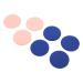 Verdant Touch 7 Pack Makeup Puff Round Soft Air Cushion Puff for Wet and Dry Use, Dark Blue Pink