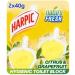 Harpic Hygienic Toilet Block Citrus & Grapefruit Splash 2 x 40g - Fresh Grapefruit Citrus Scent - Buy Online on GoSupps.com