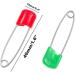 Kinteshun Baby Safety Pins 50pcs 1.6 inches Assorted Candy Colors - Secure Clips for Diapers, Bibs, and More! - Buy Online on GoSupps.com