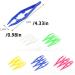 Guangcailun 3 Pieces Colorful Disposable Tweezers Set - Green Clip Tool & Toy Scissors for Precise Handling | International Shipping Available - Buy Online on GoSupps.com