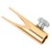 Didiseaon Eyebrow Sharpening Tool Eyebrow Pencil Sharpener Lip Liner Sharpener Pencil Sharpener for Women Eyeliner Sharpener Eye Liner Sharpeners Aluminum Alloy Dual Purpose Student Crayon Golden 4.5x2cm