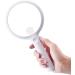 30X/60X Large LED Handheld Glass with Light Illuminated Reading Magnifier for Books Newspapers Map Lighted Magnifier for Reading - Buy Online on GoSupps.com
