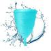 Blossom Menstrual Cup Say No to Tampons | Get Blossom Cups for Menstrual Days| Period Cup Reusable Menstrual Cup Silicone Cup (Large Menstrual Cup Blue)