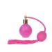 Pink Gloss 78ml Round Perfume Bottle Atomizer Pink Pump Tassel. Filling Funnel & Gift Box Included (GF)