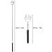 Telescopic Stainless Steel Back Scratcher - Extendable Household Massager (Black) | International Shipping - Buy Online on GoSupps.com