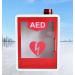 Qianmei AED Defibrillator Wall Cabinet with Light & Alarm | Ultimate Metal First Aid Suitcase for Home & Schools | Compatible with Most AED Models - Buy Online on GoSupps.com