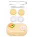 Cute Portable Contact Lens Case - Yellow Storage Box | International Shipping Available - Buy Online on GoSupps.com