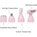 UNbit Nose Hair Trimmer Pink 4 in 1 Portable Nose Hair Electric Trimmer Ear Nose Beard Eyebrow Hair Trimming Kit Trimmer - Buy Online on GoSupps.com