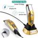 Professional Cordless Hair Clippers for Men | LED Display Barber Trimmer - Powerful Electric Hair Cutting Machine (Silver - Buy Online on GoSupps.com