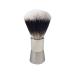 Layhou Men Beard Shaving Brush Barber Salon Men Facial Beard Cleaning Grooming Appliance Shaving Tool silver