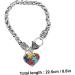 CALLARON 2 Pcs Puzzle Bracelet Miss Gift Geometry Alloy 20X2.05cm Silver - Buy Online on GoSupps.com