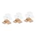 Minkissy Wachstsbe 600 STK wax papier Wax pounds Wax stripes For hair removal nose growth for hair removal wax spatula strip to grow template wood wax