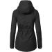 Ronony Women's Winter Jacket - Warm Windproof Fleece-Lined Parka & Trench Coat - Functional XL Black Outdoor Jacket - Buy Online on GoSupps.com
