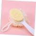 Healvian Shower Brush - Body Bath Scrubber & Massage Brush | Soft Back Loofah Scrubber Towel - White - Buy Online on GoSupps.com