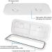 Buy ABS Square Deck Hatch Cover - Double Handle Inspection Cover for Marine Boats & Yachts | RE-243-607 - Buy Online on GoSupps.com